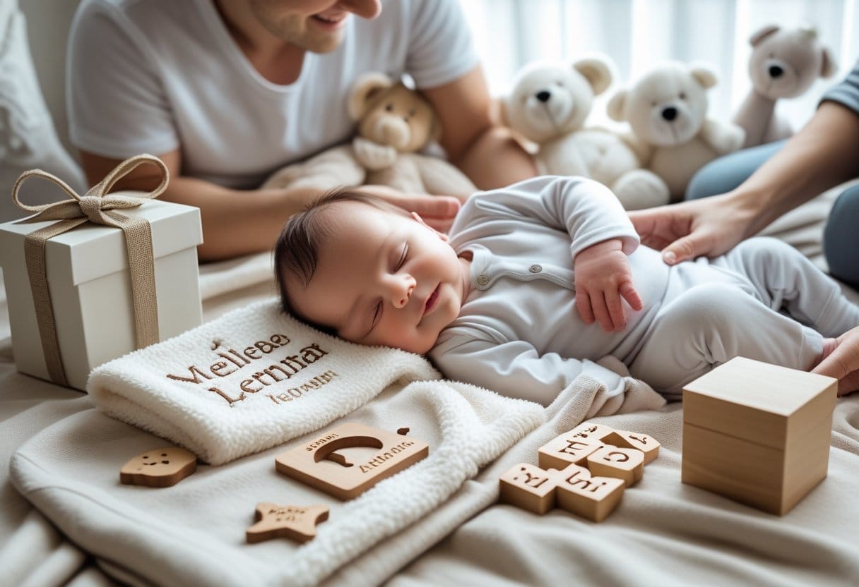 Personlige gaver til den nyfødte dreng